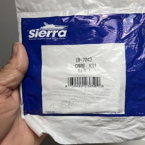 Johnson Evinrude OMC 5.5 - 20 HP Sierra Carb Kit 18-7043 “Trusted T-Mike Part”