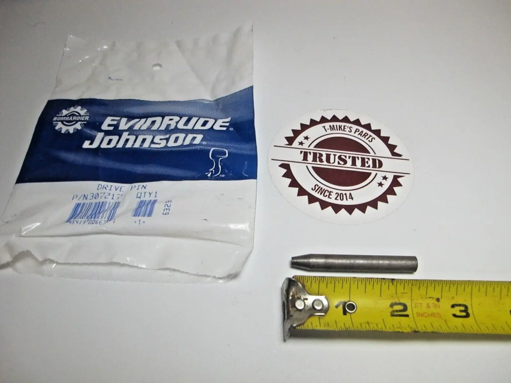 OMC Johnson Evinrude Shear Drive Pin 307217 0307217 "Trusted T-Mike Part"