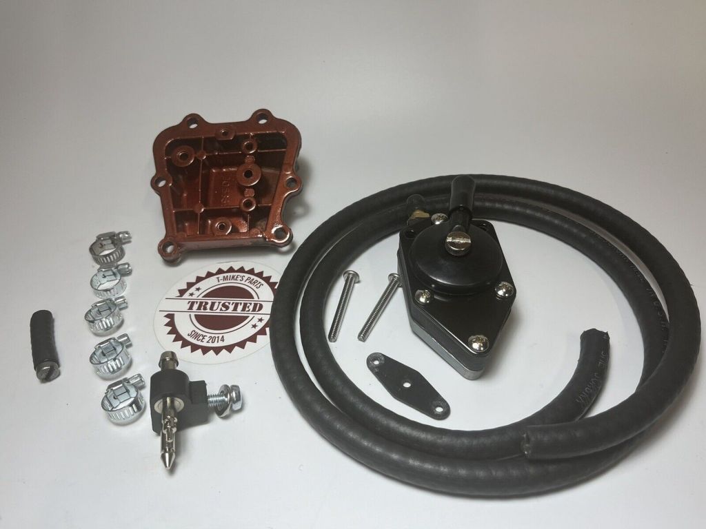 Evinrude Johnson 1955-73 35 HP Fuel Pump Conversion Kit Dual Line - Single