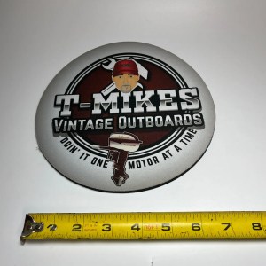 T-Mikes Vintage Outboards Custom Logo Mousepad