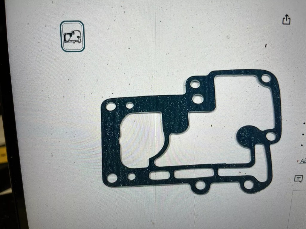 Exhaust Housing Gasket Powerhead OMC Johnson Evinrude - 313065-1 18-2901