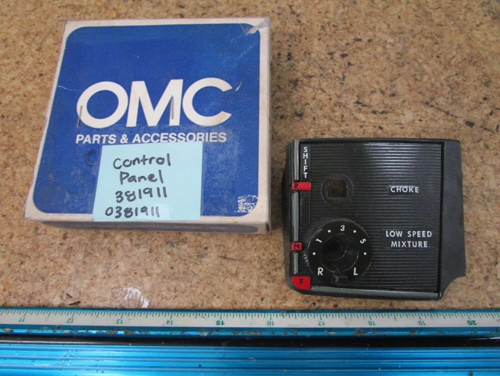 *NEW OEM* OMC Johnson Evinrude CONTROL PANEL 381911 0381911