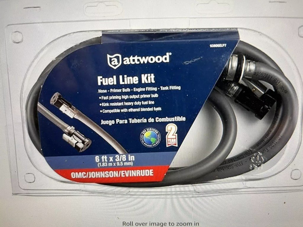 Johnson Evinrude OMC Fuel Line Kit 6' "T-Mikes Trusted Parts"