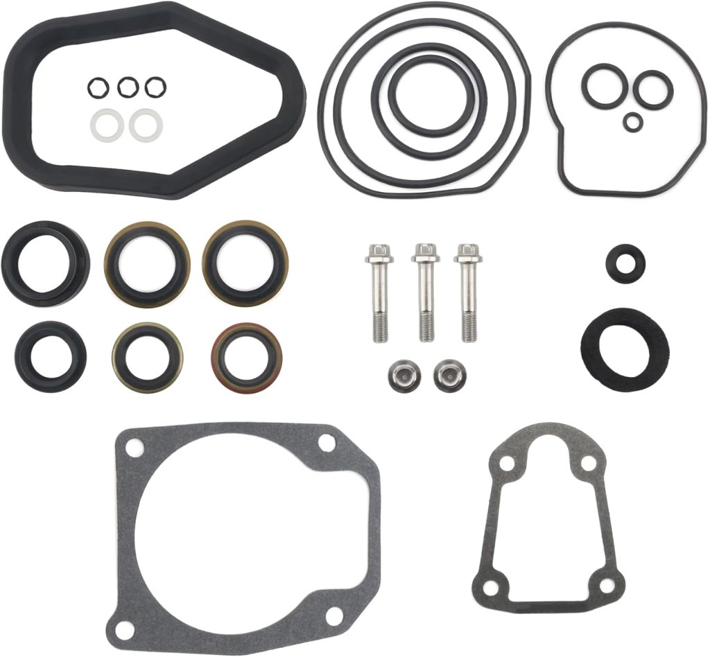 Gearcase Lower Unit Seal Kit for Johnson Evinrude 40-75 HP Outboard Boat Motors replaces 777562 Sierra 18-2659
