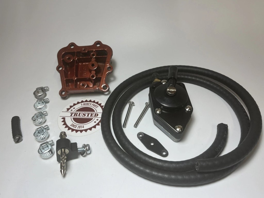 Evinrude Johnson 1955 25 HP Fuel Pump Conversion Kit Dual Line - Single