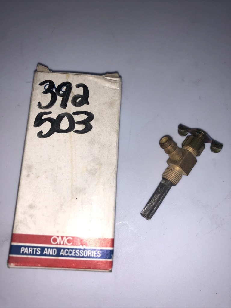 392503 NEW GENUINE OEM JOHNSON EVINRUDE OUTBOARD SHUT OFF VALVE 0392503