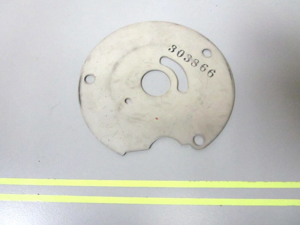*NEW OEM* 0750 OMC Johnson Evinruide IMPELLER HOUSING PLATE 303866 0303866