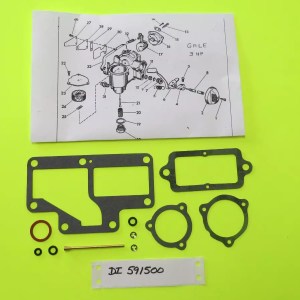 Gale OMC Montgomery Wards 3HP & 5HP Carburetor 591183 591184 Carb Kit New