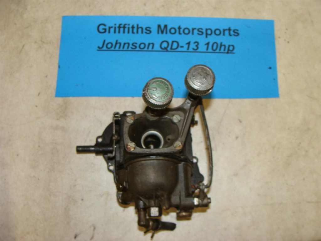 Johnson Sea-Horse 10hp QD-13 1951-52 outboard motor oem carb carburetor