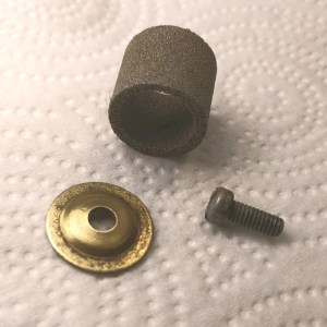 OMC Johnson Evinrude Brp 303133 303134 Fuel Filter Element & Retainer Vintage