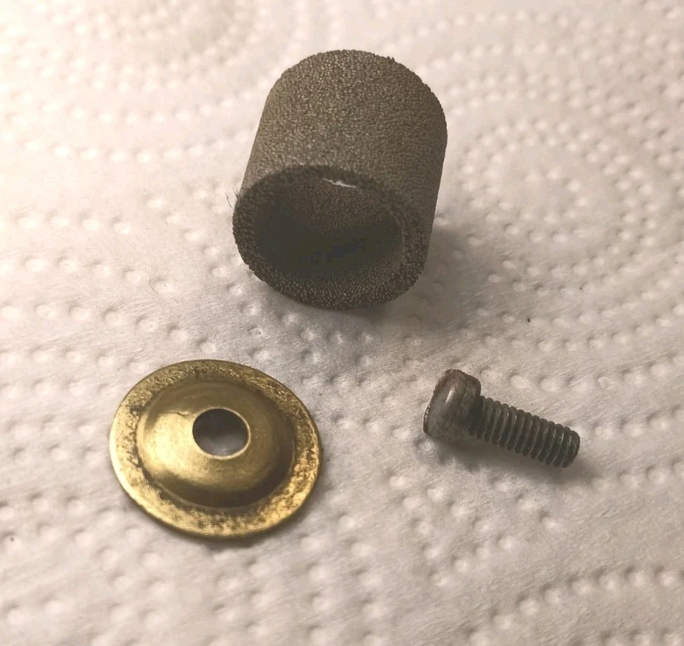 OMC Johnson Evinrude Brp 303133 303134 Fuel Filter Element & Retainer Vintage