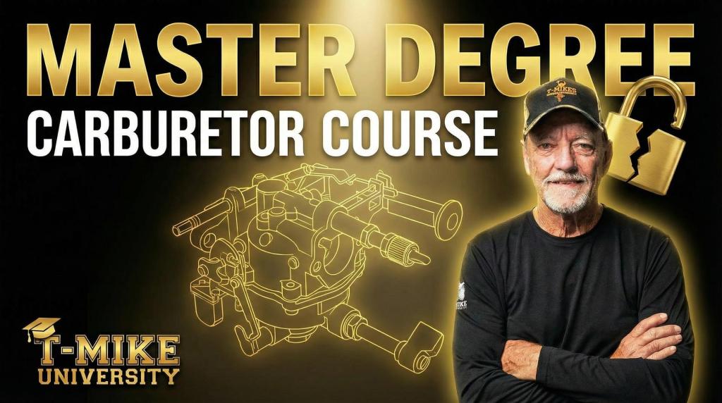 T-Mikes University Vintage Carburetor Master Degree Course