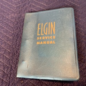 ELGIN SERVICE MANUAL 1958