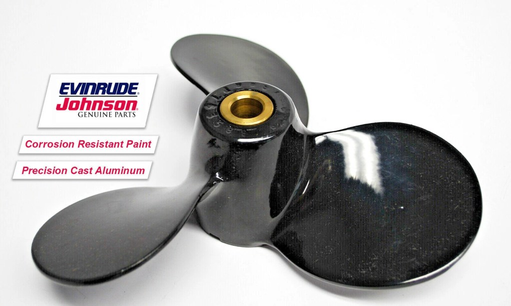 Johnson Evinrude RH Aluminum Prop 763588 8.25" X 8"