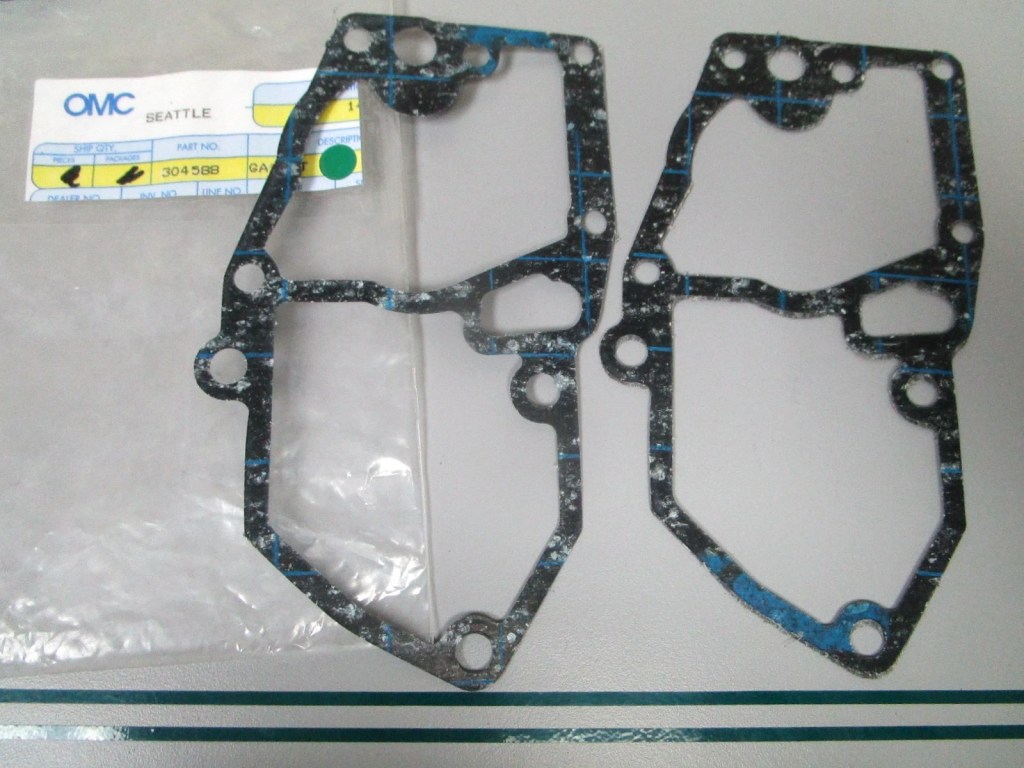 NEW OEM (LOT OF 2) 304588 0304588 OMC Johnson Evinrude Head Gasket
