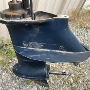 Complete 1957 Evinrude Johnson18hp Lower Unit